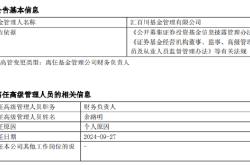 汇百川基金人事变动：财务负责人余路明离任，总经理王锦海代履财务职务