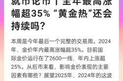 国际金价年内涨超25%，“黄金热”还会持续吗？